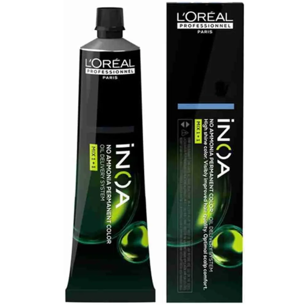 Loreal Crema Colorante INOA Sin Amoniaco 60ml - 10.1 Rubio Platino Ceniza 60g
